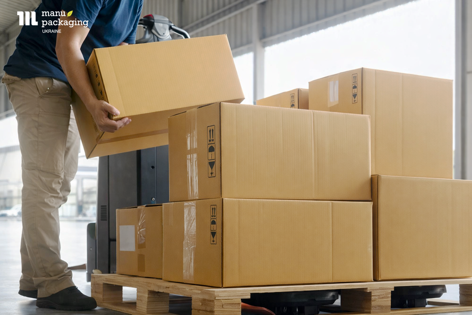 Основні етапи палетування продукції на виробництві